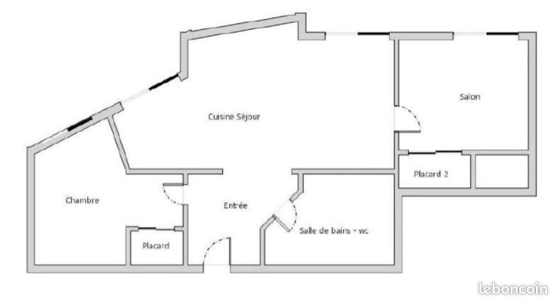 Appartement 3 pièces 39 m² · à Le Mans · 39 m² · 89 500 €