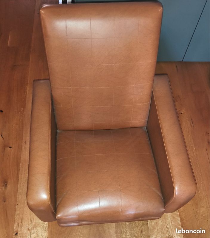 Fauteuil vintage rétro 50s (image 1)