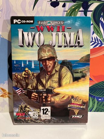 Jeu Vidéo Elite Forces WWII Iwo Jima - Version PC - Bon état - Vendeur Pro