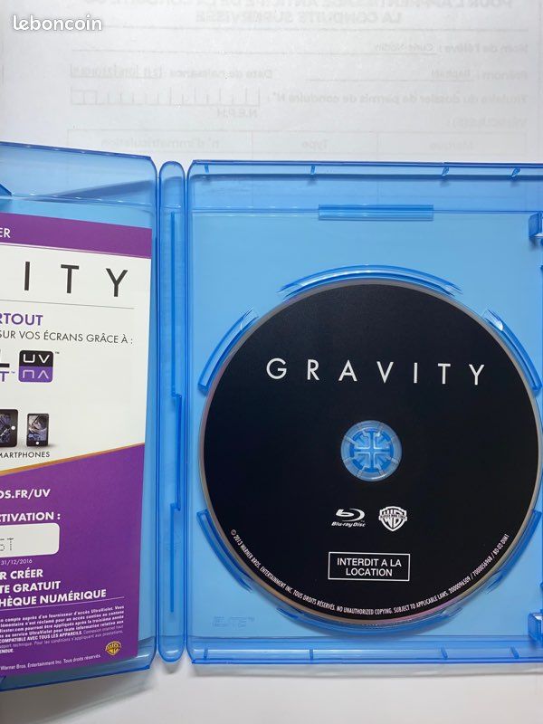 DVD Blue-Ray GRAVITY (image 3)