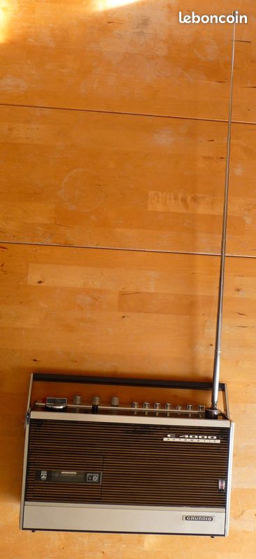 Magnétophone Grundig CR455 - Lecteur Cassette Vintage - Testé Fonctionnel