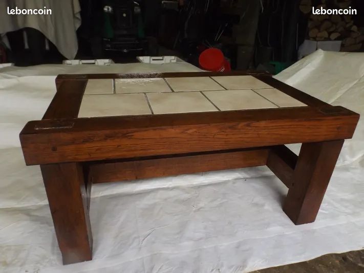 Table de salon (fait maison) (image 2)