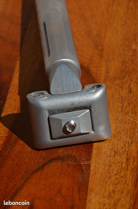 Tige De Selle SR Laprade Vintage - 26,6 Mm X 190 Mm - Aluminium Argent - Fabriqué Au Japon