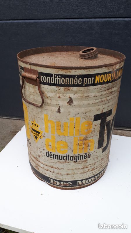 Bidon Huile de Lin pour décoration 15 (image 2)