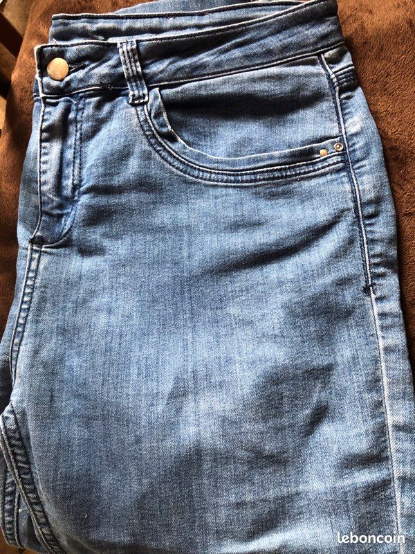 Jeans femme léger bleu (image 5)