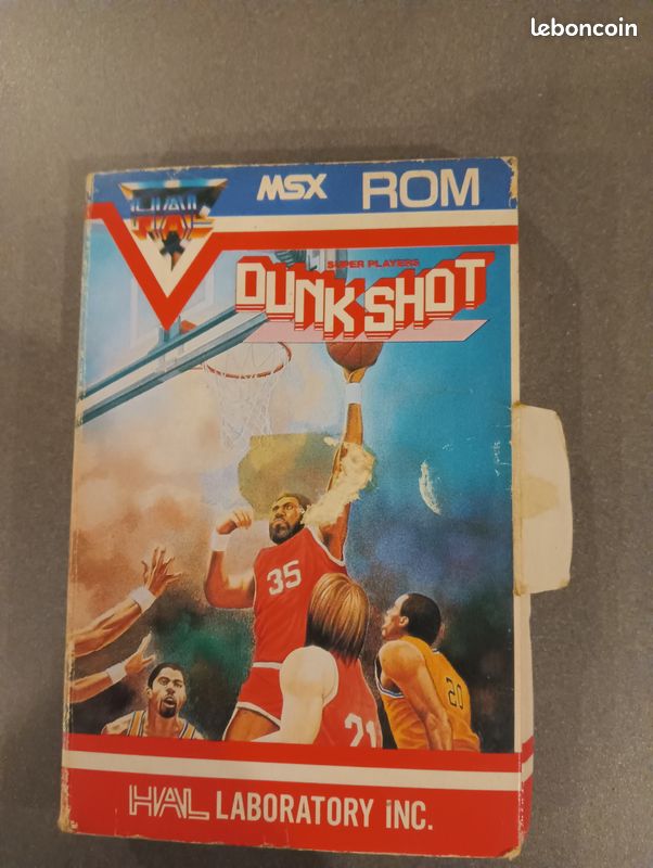 Jeu vintage hai MSX ROM .DUNK SHOT (image 1)