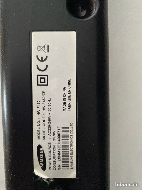 Barre de son samsung (image 1)