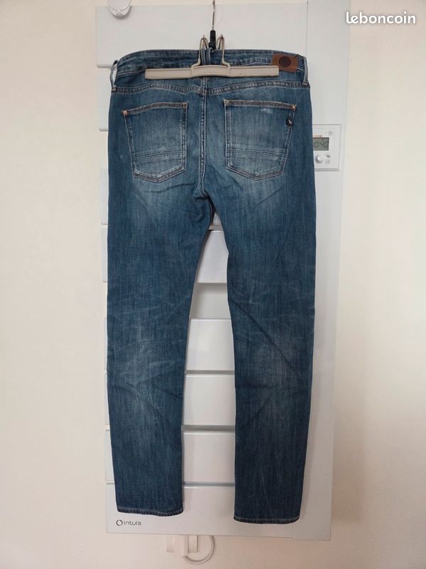 Jeans Boyfriend American Bazi - Taille Basse, Effet Vieilli, Longueur 28 - Taille 5 - Neuf Avec étiquettes