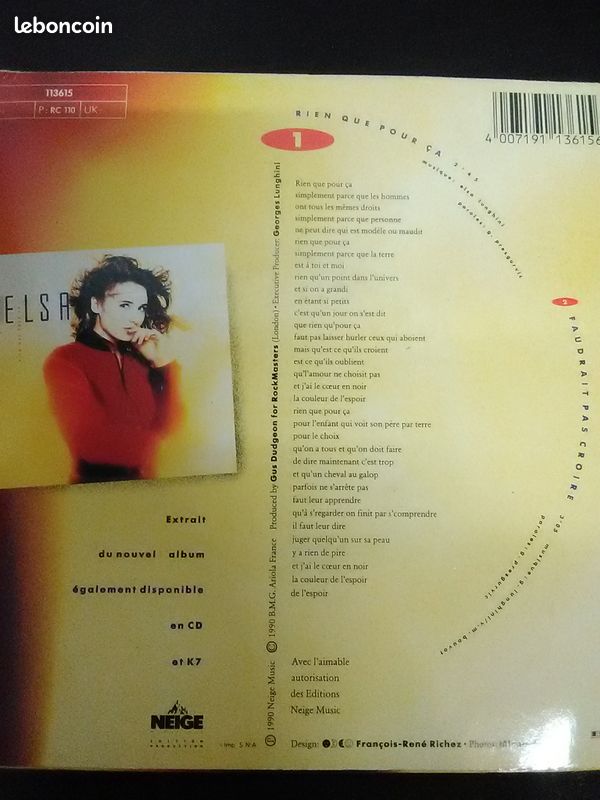 Vinyle 45 tours elsa (image 2)