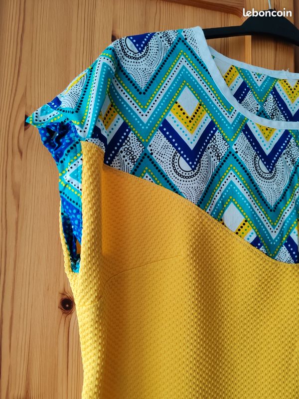 Blouse bi matiere (image 3)