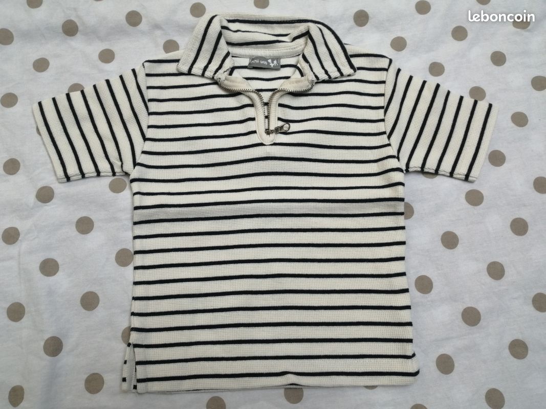 Lot 2 polos manches courtes garçon 2ans (image 3)