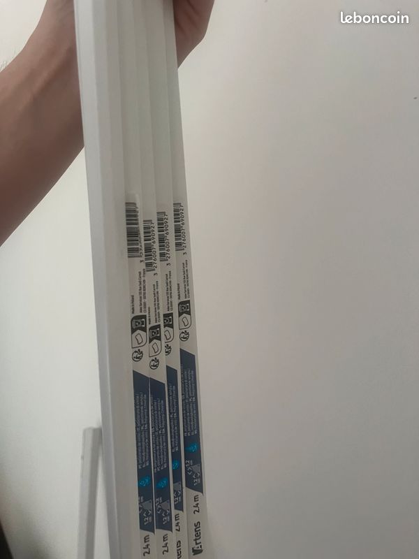 10 Quart de rond PVC blanc (image 2)