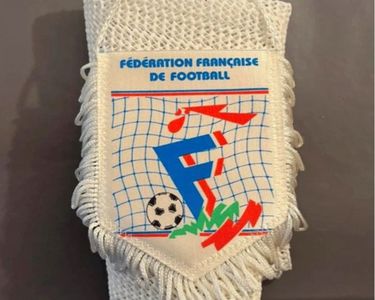 fanion wimpel pennant ancien FFF FEDERATION FRANCAISE DE