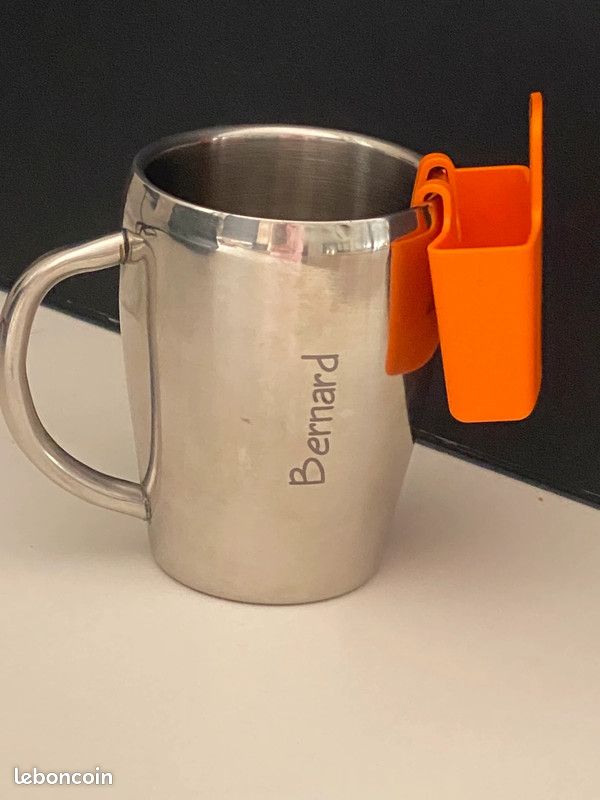 Mug personnalisé en acier et thé (image 3)