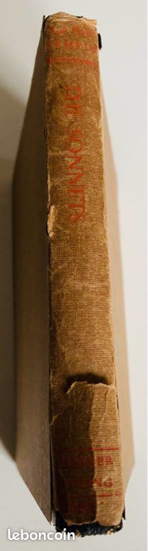 Livre ancien The New temple Shakespeare - The Sonnet (image 2)