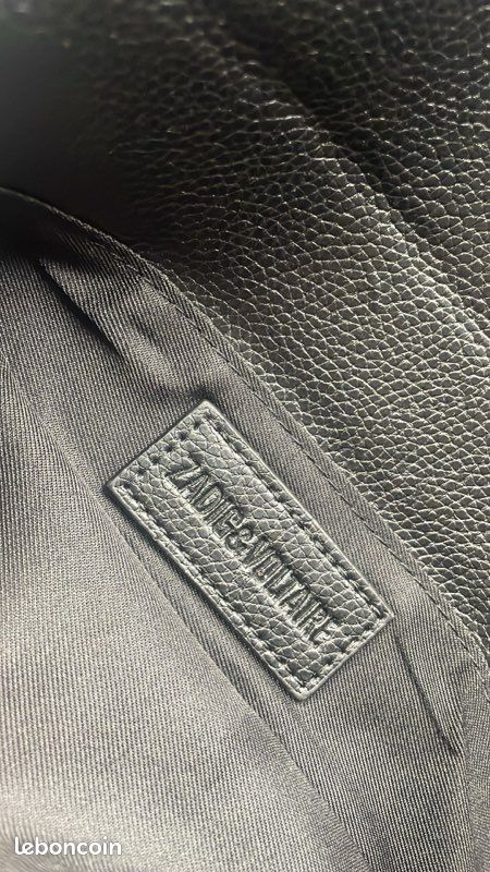 Sac à main Zadig & Voltaire noir cuir – neuf avec étiquette (image 4)