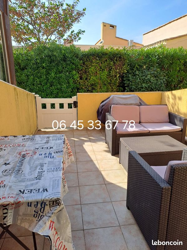 Studio parking + terrasse CAP D'AGDE PLAGE LA ROQUILLE (image 1)