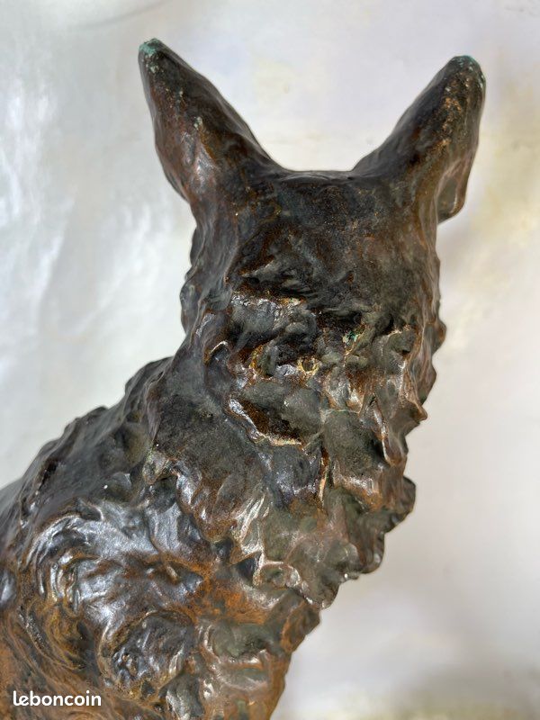 Marius saint bronze loup sculpture (image 6)