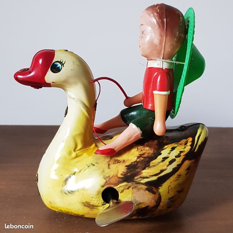Jouet grenouille mécanique ancienne tôle URSS - Collection Jouet grenouille mécanique ancienne tôle URSS - Collection