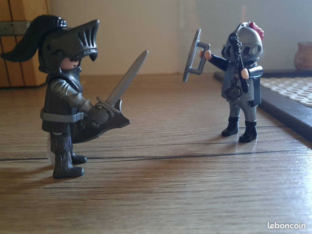 Duo de chevaliers de fer - PLAYMOBIL 5886 (image 2)