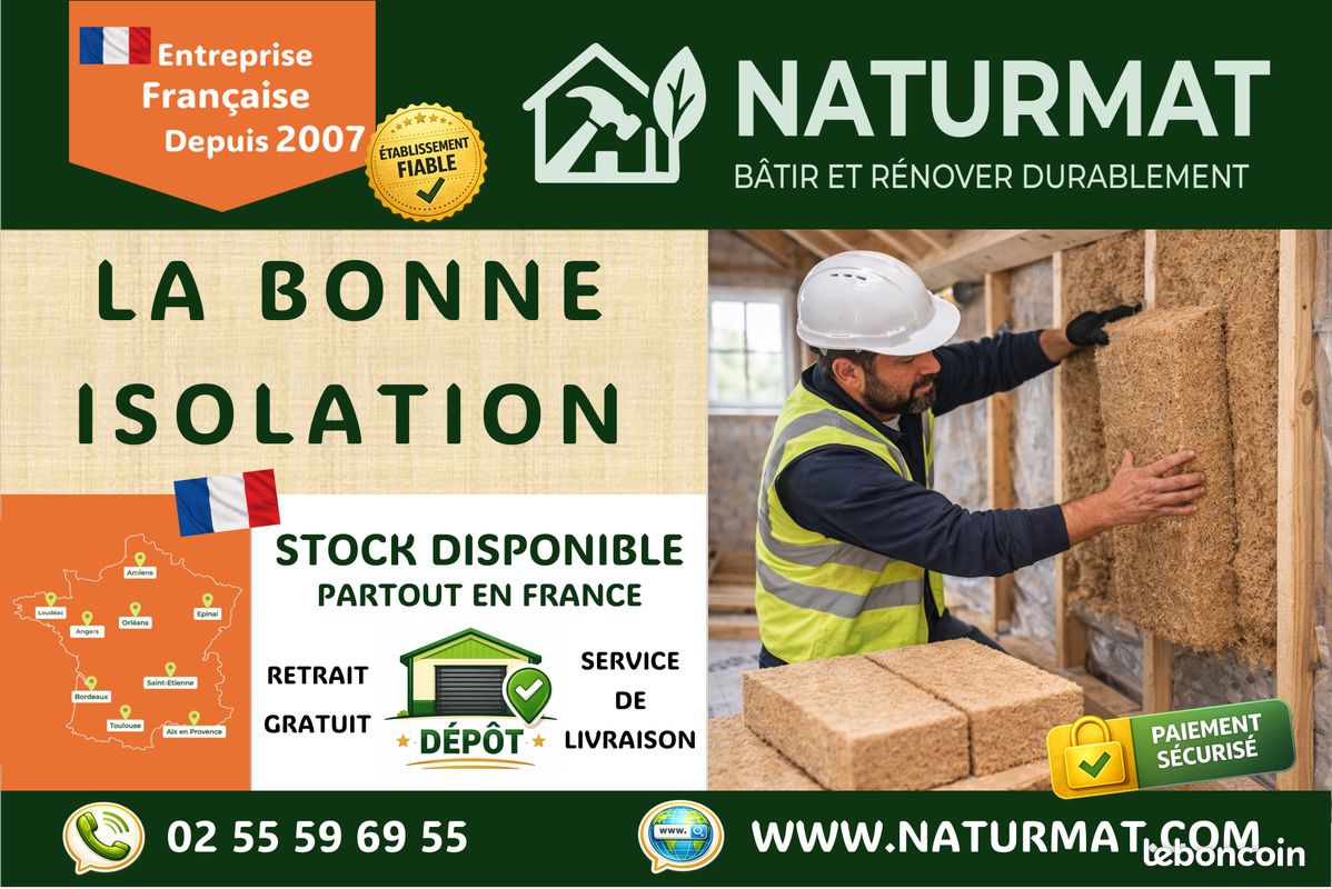 Isolant LAINE DE BOIS pas cher (image 5)