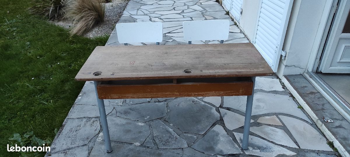 Bureau écolier double enfant (image 4)