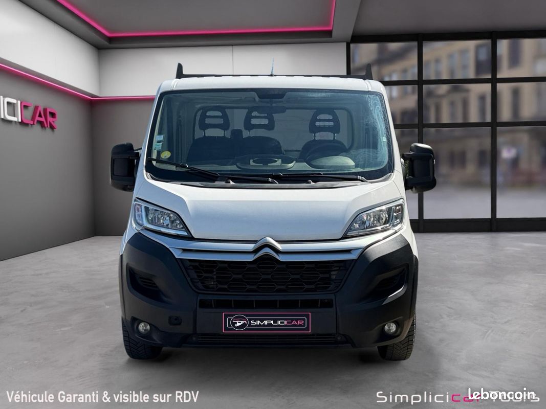 CITROEN JUMPER PLATEAU 4-35 L3H2 2.0 BLUE HDI 130 TVA RECUPERABLE ECRAN GPS TELEPHONE MUSIQUE BT Garantie 12 mois (image 8)