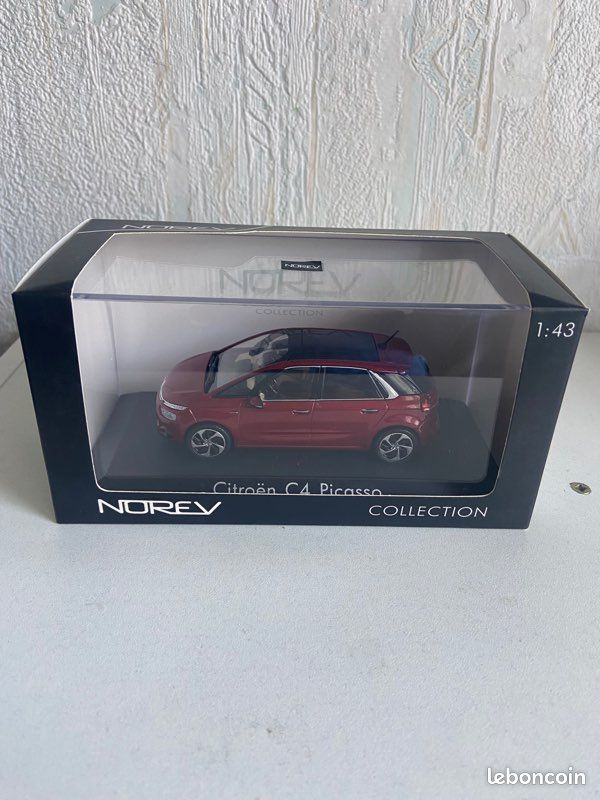 Norev 1:43 Citroën C4 Picasso Toit Vitré Rouge - Occasion - Miniature Métal