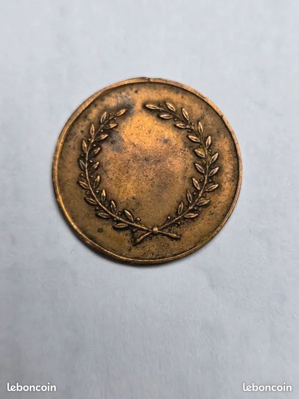 Médaille En Argent République Française - Récompense Non Attribuée, Poinçon Argent, état TTB