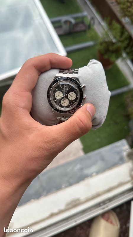 Timex q chronographe reverse panda (image 4)