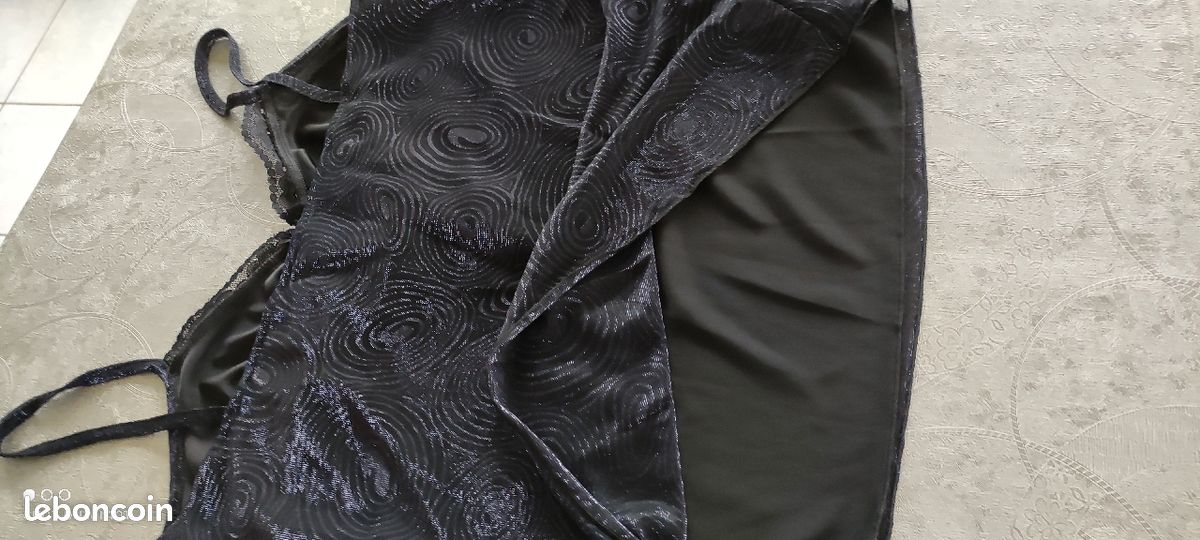 Vend caraco femme bleu marine (image 5)
