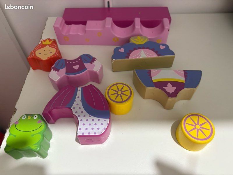 Puzzle en bois aimanté TB état (image 2)