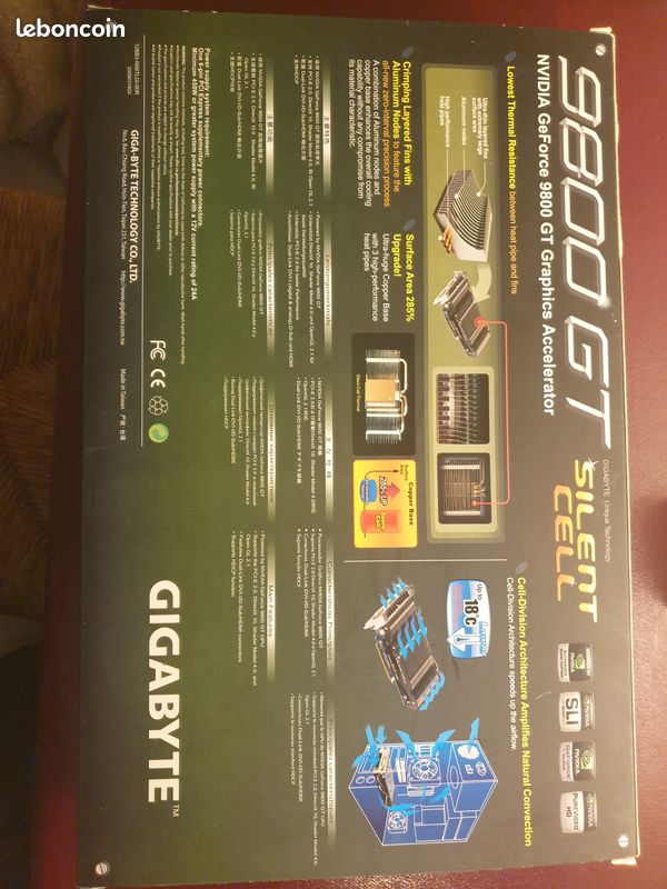 Gigabyte Nvidia Geforce 9800 GT Silent Cell 1gb/256bit (image 5)