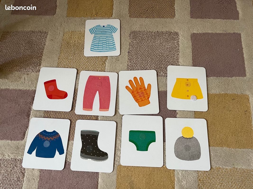 Nathan – Jeu Montessori « Mes vêtements en feutrine » – Dès 2 ans (image 4)