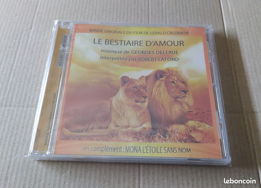CD Le Bestiaire d’Amour – Georges Delerue (Disques Cinemusique) NEUF (image 1)