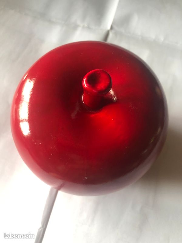 Décoration Pomme Rouge céramique - Nature morte (image 5)