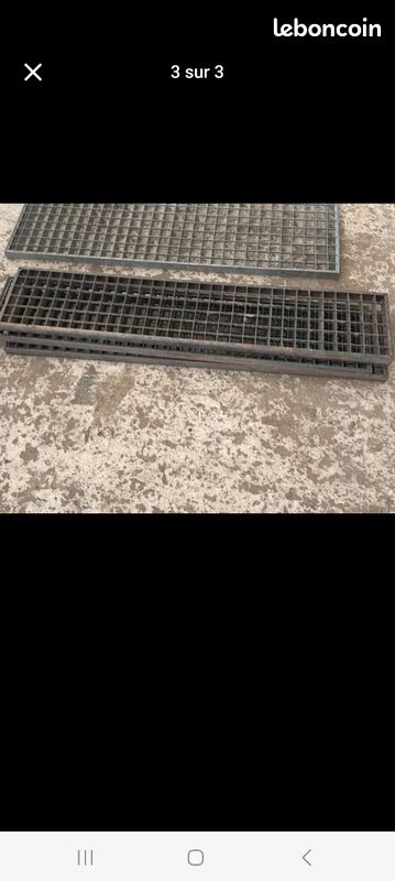 Grille caillebotis 2400x440 maille 35x35 (image 1)