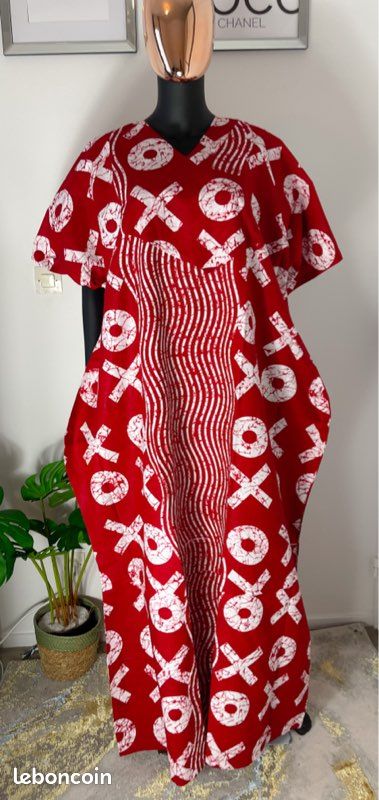 Robe en pagne du Nigeria (image 4)