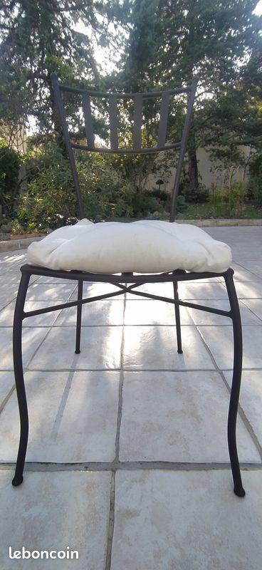 Chaises en fer forgé (image 6)