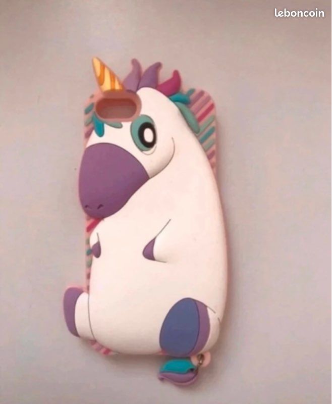 Coque Fifrelin pour iPhone 5 5S SE Licorne Unicorn Cute Mignon Kawaii 9 - Coque et étui téléphone mobile - Achat & prix