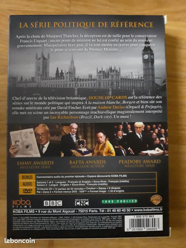 House of cards (intégrale) en DVD (image 2)