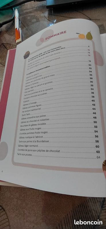 Livre mes petits desserts légers cake Factory (image 4)