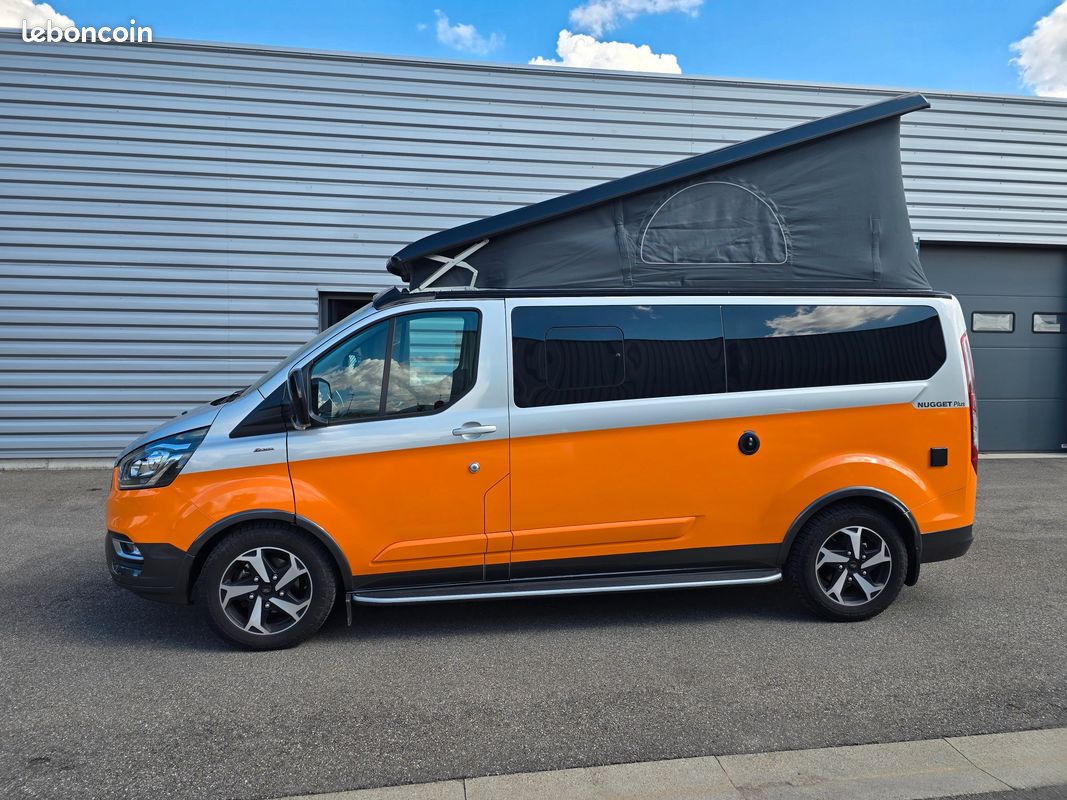 Ford custom l2h1 nugget plus 340 active 150ch wc/eau chaude/immat france pas de malus/dispo juin (image 9)