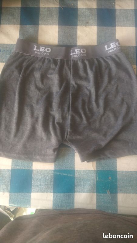Lot De 3 Boxers Homme LEO Taille XXL - Neufs, Emballés Individuellement
