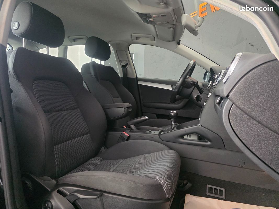 Audi a3 sportback 2.0 tdi 140 exclusive line - sieges chauffant / regulateur vitesse / distri ok (image 9)
