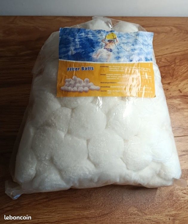 Balles de filtration 500gr pour piscine ( sac entamé) (image 1)