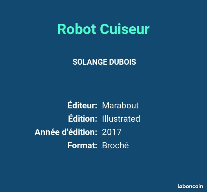 Robot Cuiseur - SOLANGE DUBOIS (image 2)