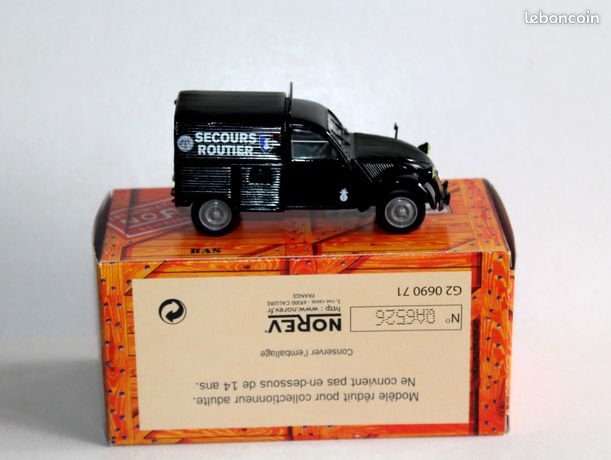 Miniature NOREV 1/43 – Citroën 2CV AZU Sur Rail 1956, Fourgonnette, Métal, Quasi Neuf