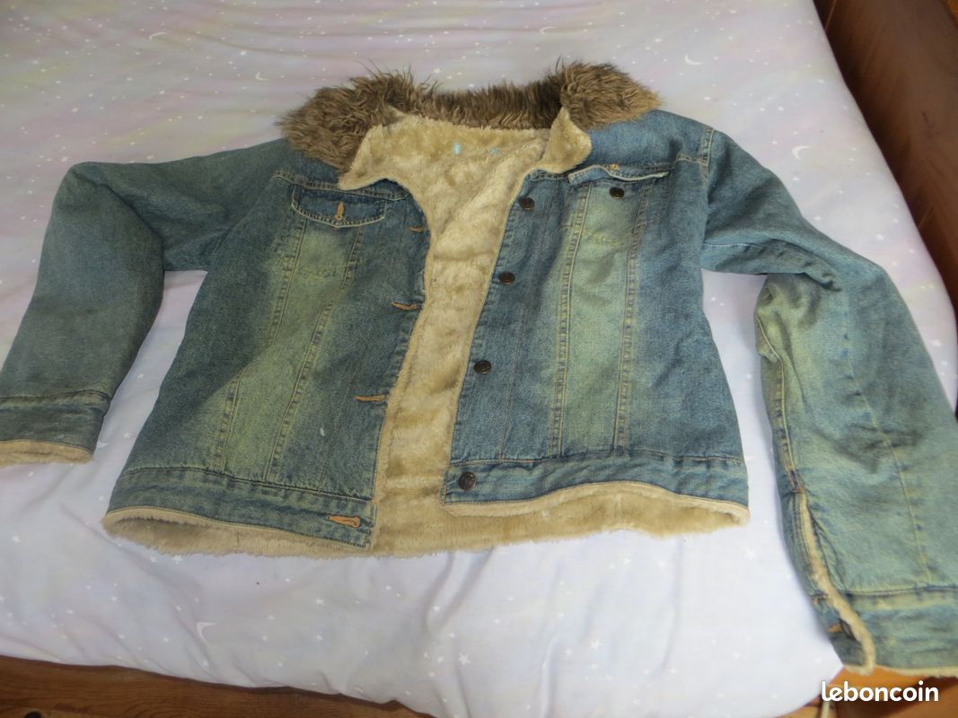 Veste jean hiver (image 1)