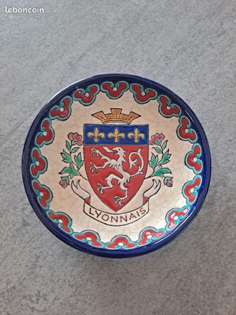 Patch Brodé Vintage ASUL Lyon Volley-Ball - Années 60/70, Très Bon état